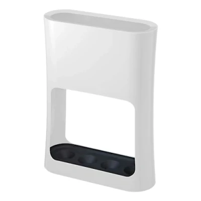 Bild av Yamazaki 6979 OVAL paraplystativ, vit, ABS harts/stål, minimalistisk design, 20,8 x 7,6 28 cm (L B H)