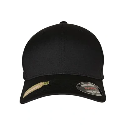 Bild av Flexfit Unisex återvunnen polyesterkeps, svart, L/XL