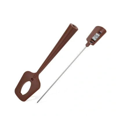 Bild av Spatel termometer, digital chokladtermometer, matlagningstermometer för choklad, krämer, såser, sylt och sirap