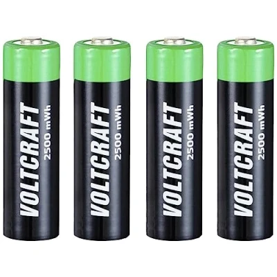 Bild av VOLTCRAFT HR6 Laddbart batteri AA (R6) NiZn 1500 mAh 1.6 V 4 st