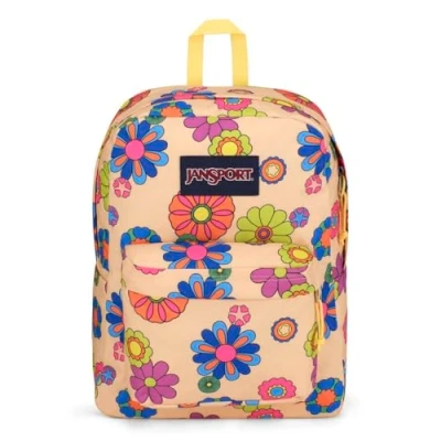 Bild av JanSport SUPERBREAK ONE Stor ryggsäck, Power to the Flower (Gul)