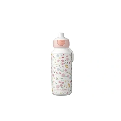 Bild av Mepal Little Dutch 107410065243 Trinkflasche Pop up Campus Blommor &amp; Fjärilar (400 ml)