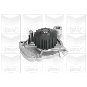 Bild av GRAF PA925 Pompe à eau 19 avec joint d&#039;étanchéite mécanique Tôle d&#039;acier 56,2 pour transmission par courroie de distribution HONDA: CIVIC 5 Stufenheck