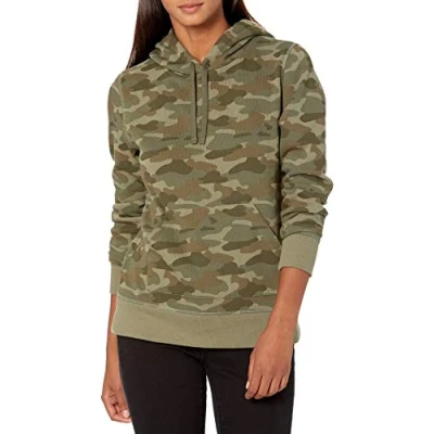 Bild av Amazon Essentials Women&#039;s Fleecehoodie (finns i plusstorlek), Grön Kamouflage, S