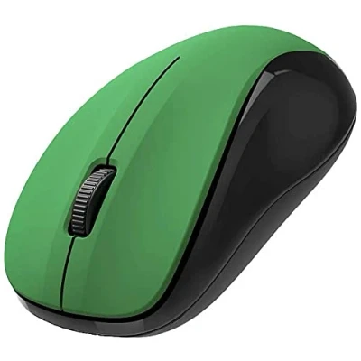Bild av Hama trådlös mus (3 knappar, 2,4 GHz, 1 200 dpi, optisk trådlös, datormus, för laptop/PC/bärbar dator, ljudlös, batteri, högerhänta, vänsterhänta, USB mottagare) grön