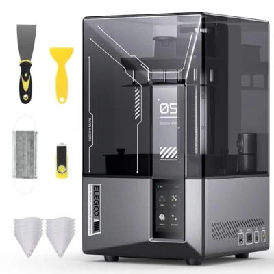 Bild av ELEGOO Mars 5 Ultra MSLA Resin 3D skrivare, 9K 7 tums monoLCD, höghastighetstryck 150 mm/h, AI smart kamera, WiFi överföring, bilnivellering, utskriftsstorlek på 153,36 x 77,76 165 mm3