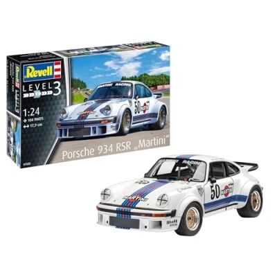 Bild av Revell 7685 07685 Porsche 934 RSR Martini bilmodell byggsats 1:24, 1/24