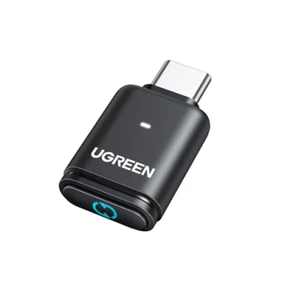Bild av UGREEN USB C aptX 5.3 Bluetooth Audio för PS5/Switch Dongle Handsfree Adapter PC Stick Windows/macOS, Plug and Play (endast ljud)