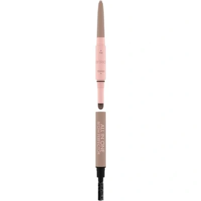 Bild av Catrice All In One Brow Perfector, ögonbrynspenna, nr 030, brun, långvarig, täckande, definierande, naturlig, vegansk, utan mikroplastiska partiklar, nanopartiklar fri, parfym, 1 pack (0,4 g)