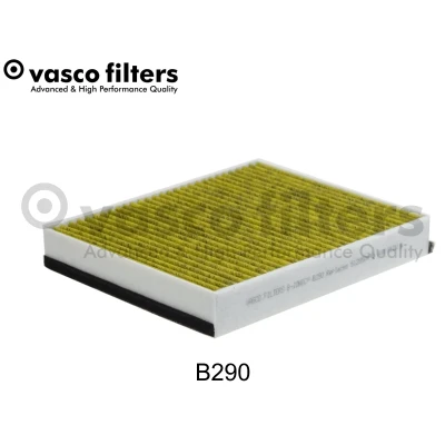 Bild av DAVID VASCO B290 Filtre d&#039;habitacle à charbon actif avec polyphenol 261 202 36 FORD: KUGA 2, FOCUS 3, C Max VOLVO: V40 3/5 portes