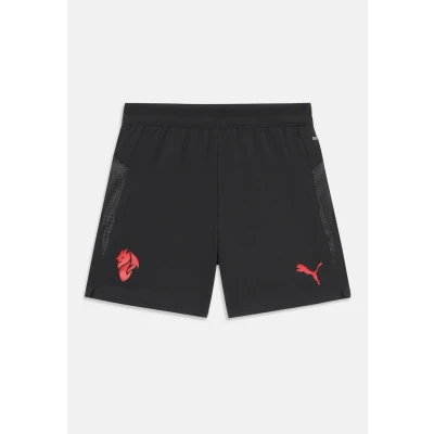 Bild av Puma AC Milan Training Unisex Träningsshorts för barn, Storlek: 128, Black/red