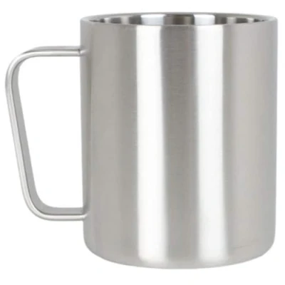 Bild av Lifemarque Stainless Steel campingmugg grå en storlek
