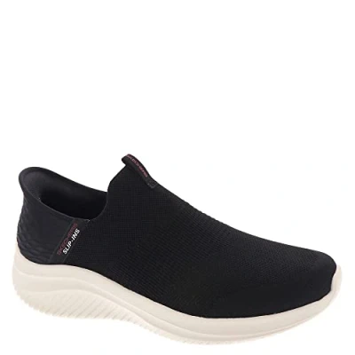 Bild av Skechers Herr handsfree Slip ins ULTRA FLEX 3.0 SMOOTH STEP sneakers, Svart, 40 EU, 7 UK Wide