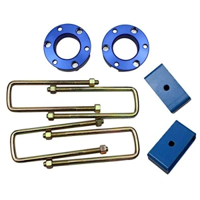 Bild av JINGLINGKJ 32 mm främre fjädring och 51 bakre upphängningsblock Distanser lyftsatser för Navara D40 NP300 Frontier 2005 2014 Höjadapter fjäderbensfjädrar (fram bak)