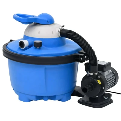 Bild av VidaXl Sandfilterpump Blå Och Svart 385X620X432 Mm 200 W 25 L