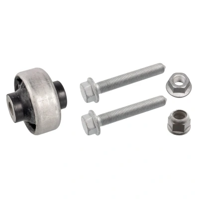 Bild av FEBI BILSTEIN 175762 Silent Bloc de Triangle avec écrou, kit vis arrière, Essieu avant gauche, droit Caoutchouc