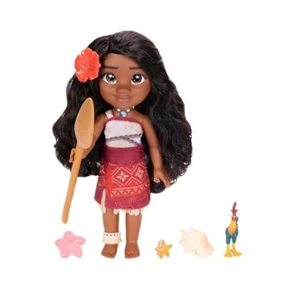 Bild av Moana 2 Disney sångdocka i stor storlek ledad figur 40 cm sång Le Blue Light Polynesisk lyster outfit stylingbart hår leksak för flickor från 3 år