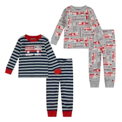 Bild av Huggies Little Hugs pyjamas för pojkar, Grå/blå, 3 år