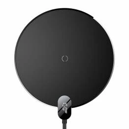 Bild av Baseus Snabbladdare 15W Qi med display för iPhone, Android och AirPods Svart