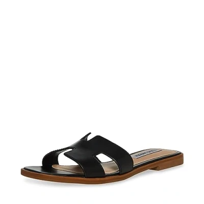 Bild av Steve Madden Hadyn, damsandaler, Svart läder, 40 EU