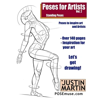 Bild av Poses for Artists Volume 2 Standing Poses: An essential reference figure drawing and the human form