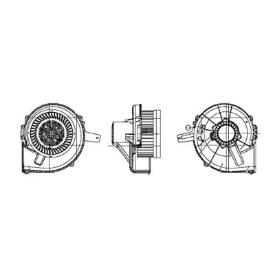 Bild av MAHLE ORIGINAL AB 19 000P Pulseur d&#039;Air pour véhicules avec système de climatisation direction à droite
