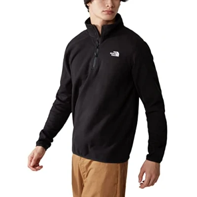 Bild av The North Face Resolve Quarter Zip Fleece Jumper Herr Miljövänlig vandringsjacka för vintern TNF Black, M