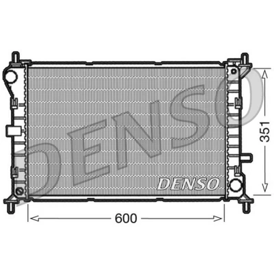 Bild av Kylare, motorkylning Denso DRM10051