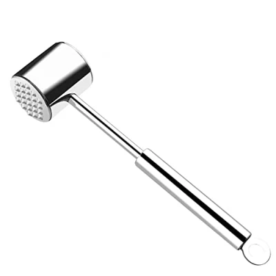 Bild av Frevoitna kötthammare av 304 rostfritt stål, rivknackare 27 cm lång dubbelsidig silver, köttplätering diskmaskinssäker, meat anderizer för skid, biff, nötkött
