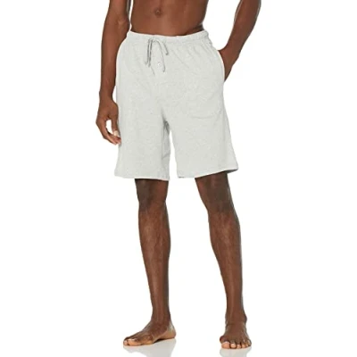 Bild av Amazon Essentials Herr 9&quot; stickade pyjamasshorts (finns i stora och långa), ljusgrå ljung, X Large