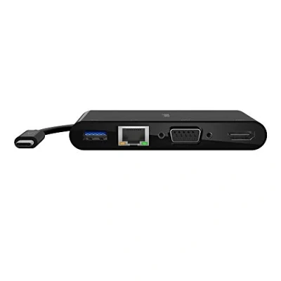 Bild av Belkin USB C hub, Svart, 12.7 x 2.5 15.8 cm