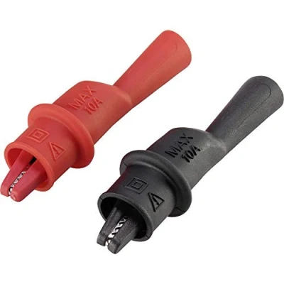 Bild av VOLTCRAFT MSK 104 Krokodilleklemme Stik 4 mm CAT III 1000 V, IV 600 V Sort, Rød