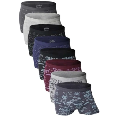 Bild av YOULEHE Boxershorts för män mjuka bambuunderkläder kalsonger andningsbara flerpack