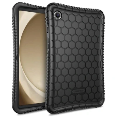 Bild av Fintie Fodral för Samsung Galaxy Tab A9 8,7 tum 2023 lätt halkfritt silikon skyddsfodral Tablet SM X110/X115/X117, svart