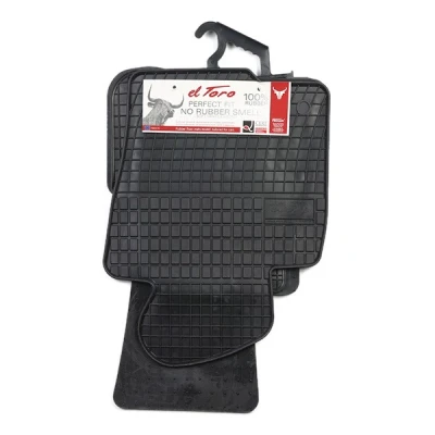 Bild av FROGUM 0392 Ensemble de tapis sol Caoutchouc avant et arrière 4 noir Sur mesure VOLKSWAGEN: Passat B6 Berline, Variant, B7 Variant