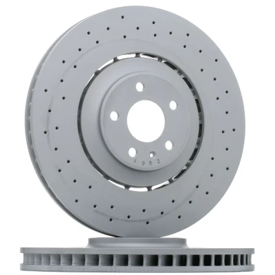 Bild av ZIMMERMANN 100.3363.70 disque de frein 380 36 6/5 5 112 ventilé, troué, en deux parties revêtu allié/carbonisé AUDI: Q5, A8 D4