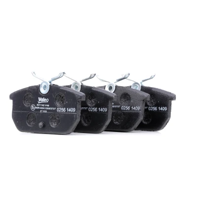 Bild av VALEO 301142 Jeu de plaquettes frein FIRST Essieu arrière contact signal d&#039;usure exclu sans tôle anti bruit FIAT: Uno 3/5 portes, Coupe