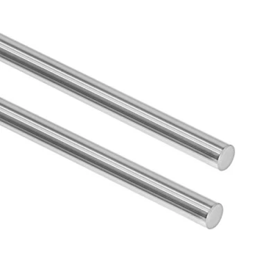 Bild av Stång, 2 st., 12 x 600 mm, rak rund linjär axel med mm diameter, gejd, horisontell precisionsaxel, linjärlager för 3D skrivare och CNC
