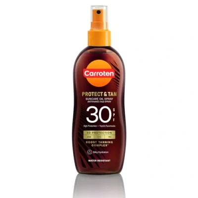 Bild av Carroten OmegaCare Tanning Oil SPF 30, 150 ml Solbränna Accelerator Olja med 30 Sololja för en snabb och intensiv Spray
