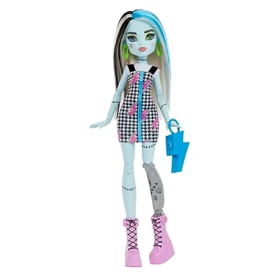 Bild av Monster High Frankie docka med mer än 10 flexibla leder för flickor från 4 år och uppåt