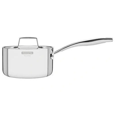 Bild av Tramontina GRANO kastrull, ø 16 cm, 1,7 liter, rostfritt stål, med lock, diskmaskinssäker, induktion