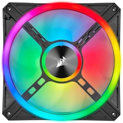 Bild av Corsair QL Series, QL140 RGB, 140mm RGB LED Fan, Single Pack