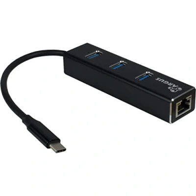 Bild av Inter Tech Argus IT 410 USB Hub 3 porte Svart
