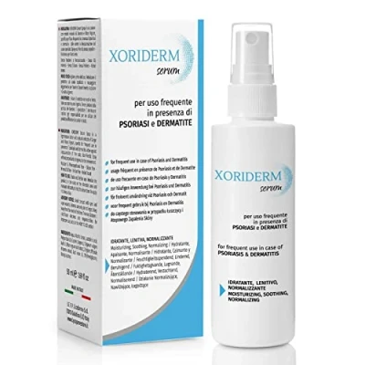 Bild av Xoriderm Serum Spraylotion, Användbar vid Psoriasis och Dermatit i Hårbotten. Lugnande, återfuktande Normaliserande verkan.