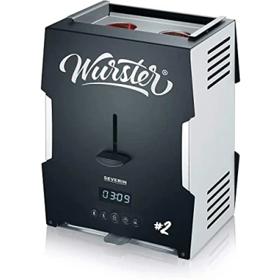 Bild av Severin Enhet för grillning av korv med 2 000 W Power Wurster WT 5005, rostfritt stål svart