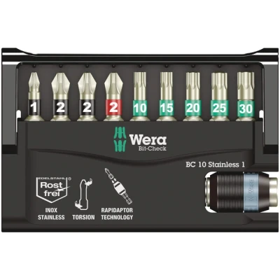 Bild av Wera Bit Check 10 Stainless 1 SB