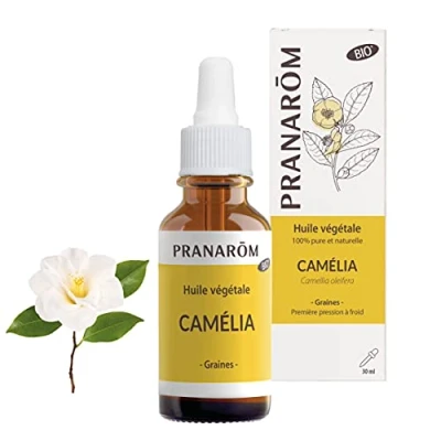 Bild av Pranarôm ekologisk kamelia vegetabilisk olja flaska 30 ml