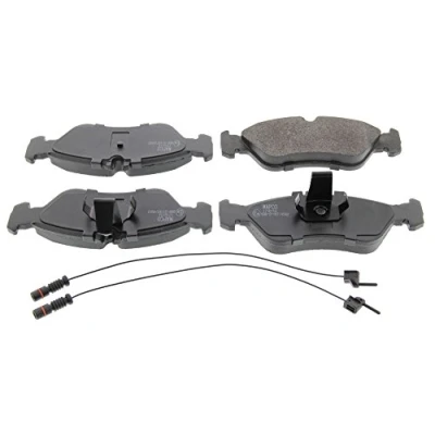 Bild av MAPCO 6513 Jeu de plaquettes frein Essieu arrière contact signal d&#039;usure inclus avec tôle anti bruit