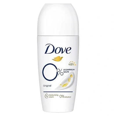Bild av Dove deodorant Roll On original 0% utan aluminiumsalter med 1/4 närande kräm och 48 timmars skydd 50 ml 6 stycken