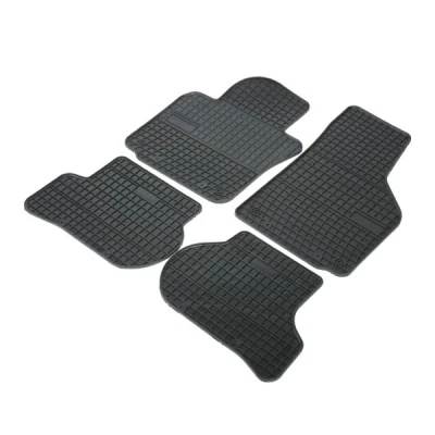 Bild av FROGUM 0361 Ensemble de tapis sol Caoutchouc avant et arrière 4 noir Sur mesure VOLKSWAGEN: GOLF 5, 6, Scirocco III, SEAT: Leon II 3/5 portes